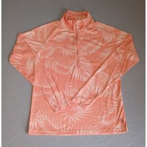 Reel Life Womens Sz Small Lightweight Pullover Jacket Tropical Polyester Active